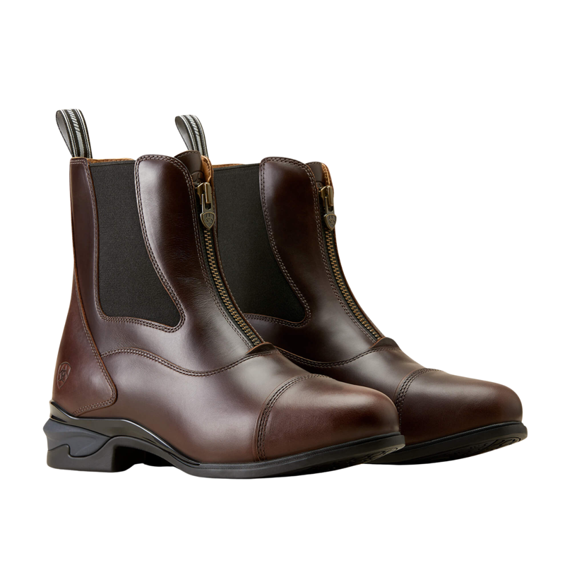 Ariat Men's Devon Zip Paddock Boot in Waxed Chocolate-5